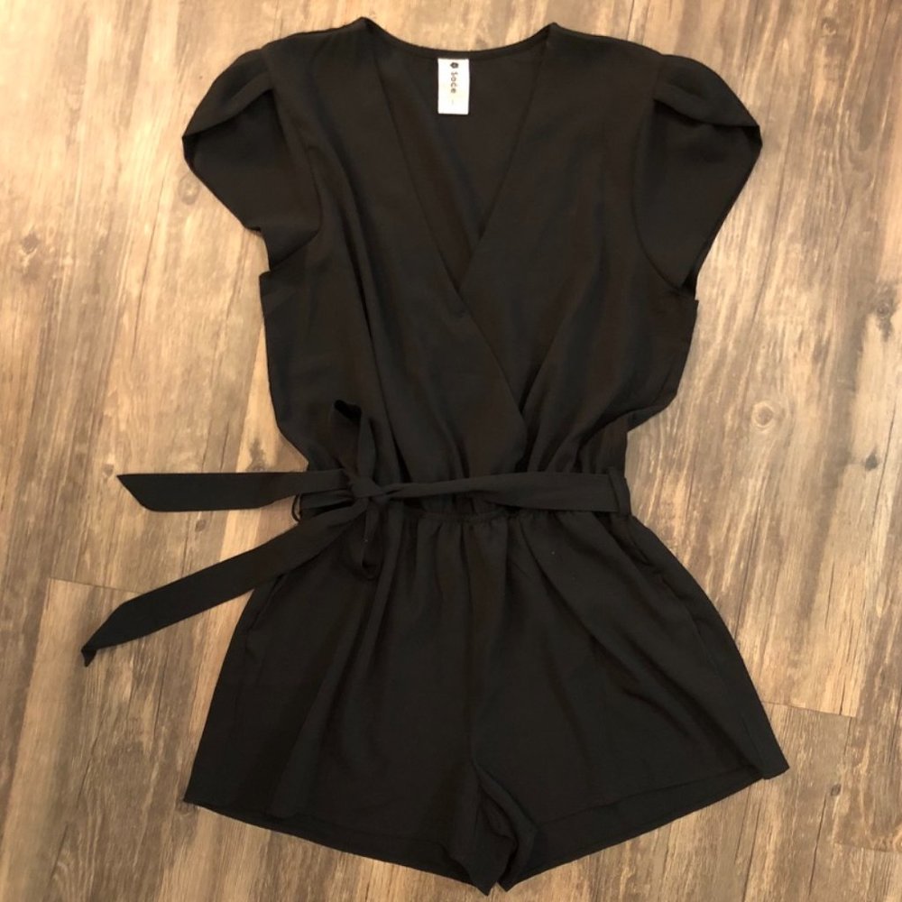 Black Romper Size L